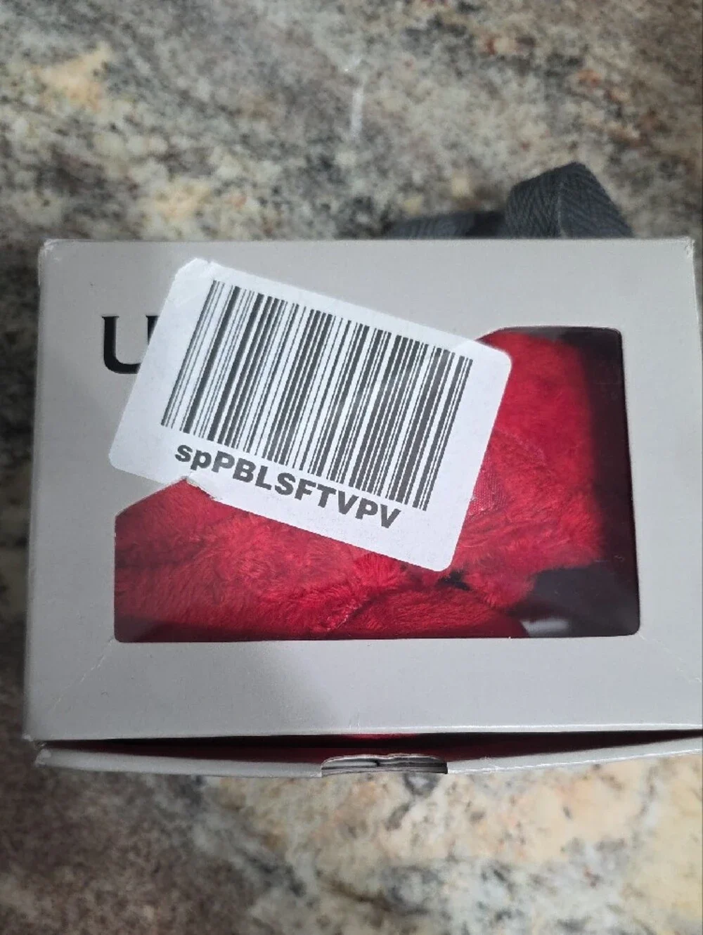 UGG Bright Red Plush Baby Shoes